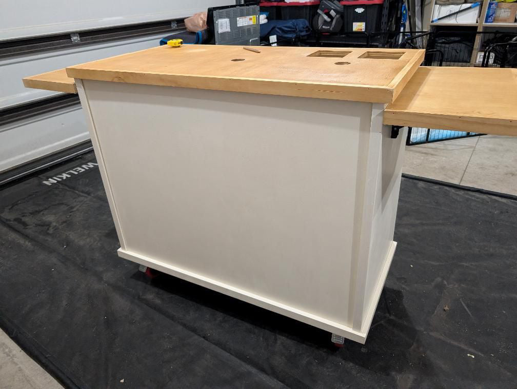 Collapsible Coffee Cart with Wheels