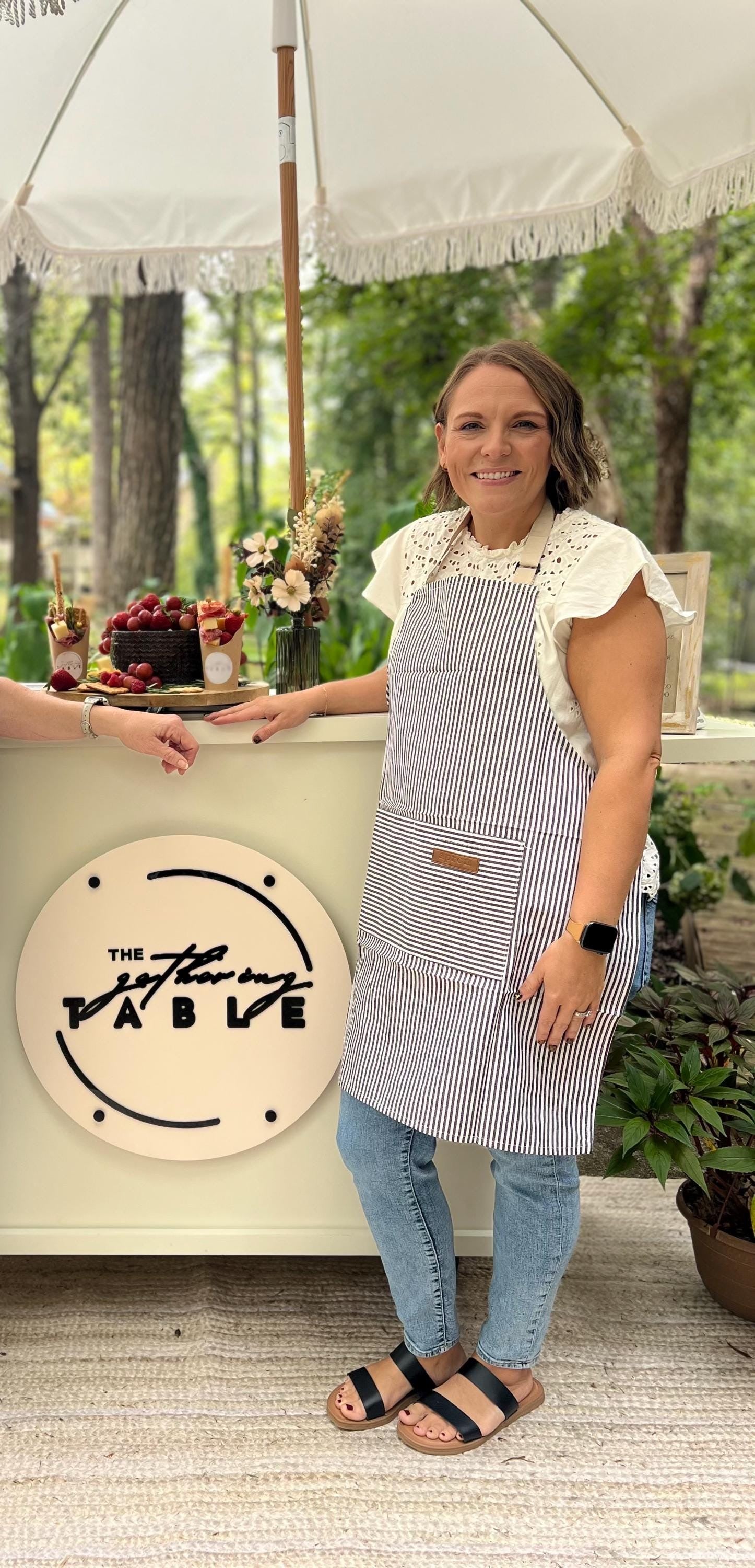 Foldable Food Cart for Charcuterie, Caviar, Churros and Hot Dogs
