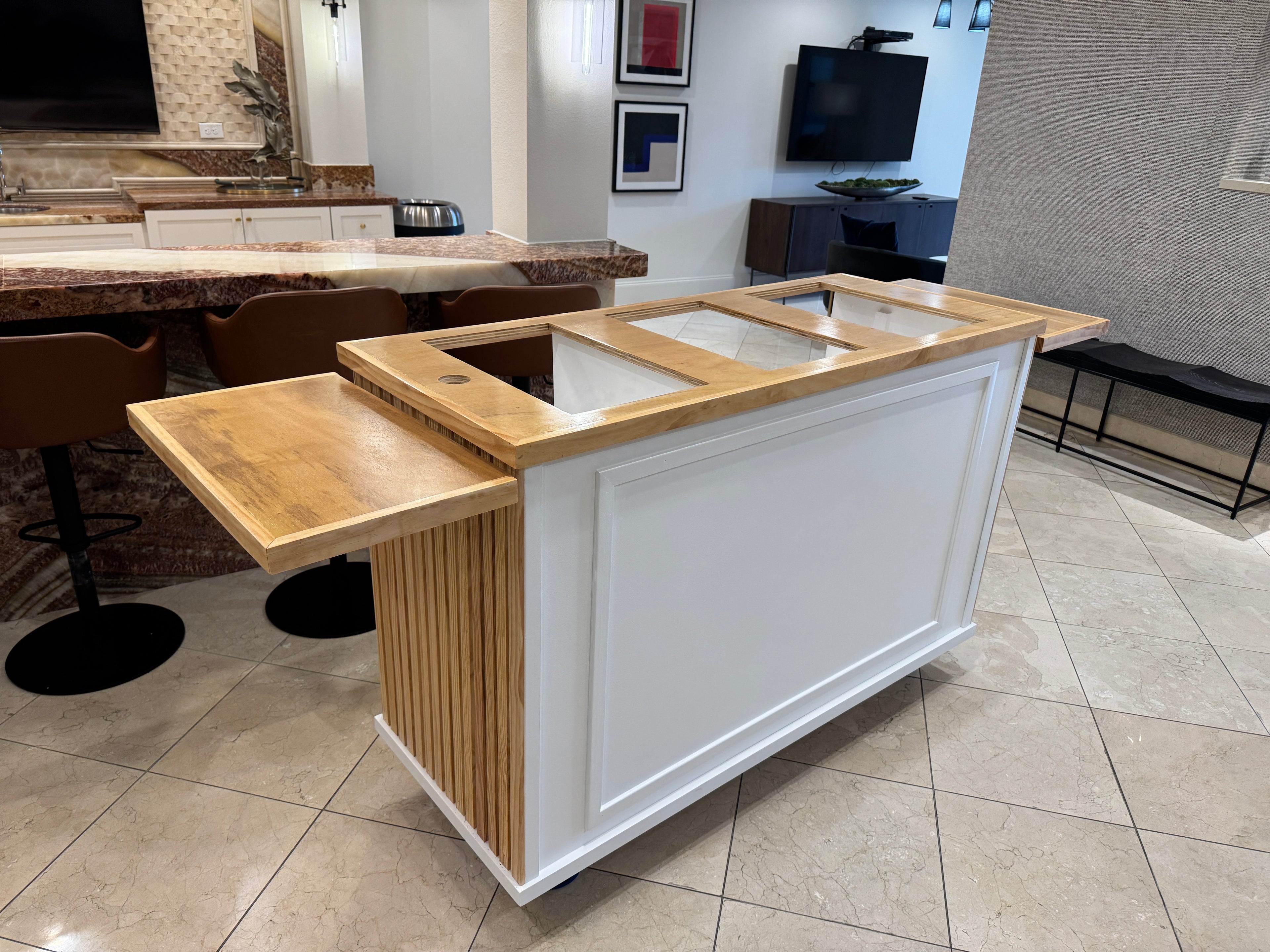 7ft Custom Charcuterie Cart