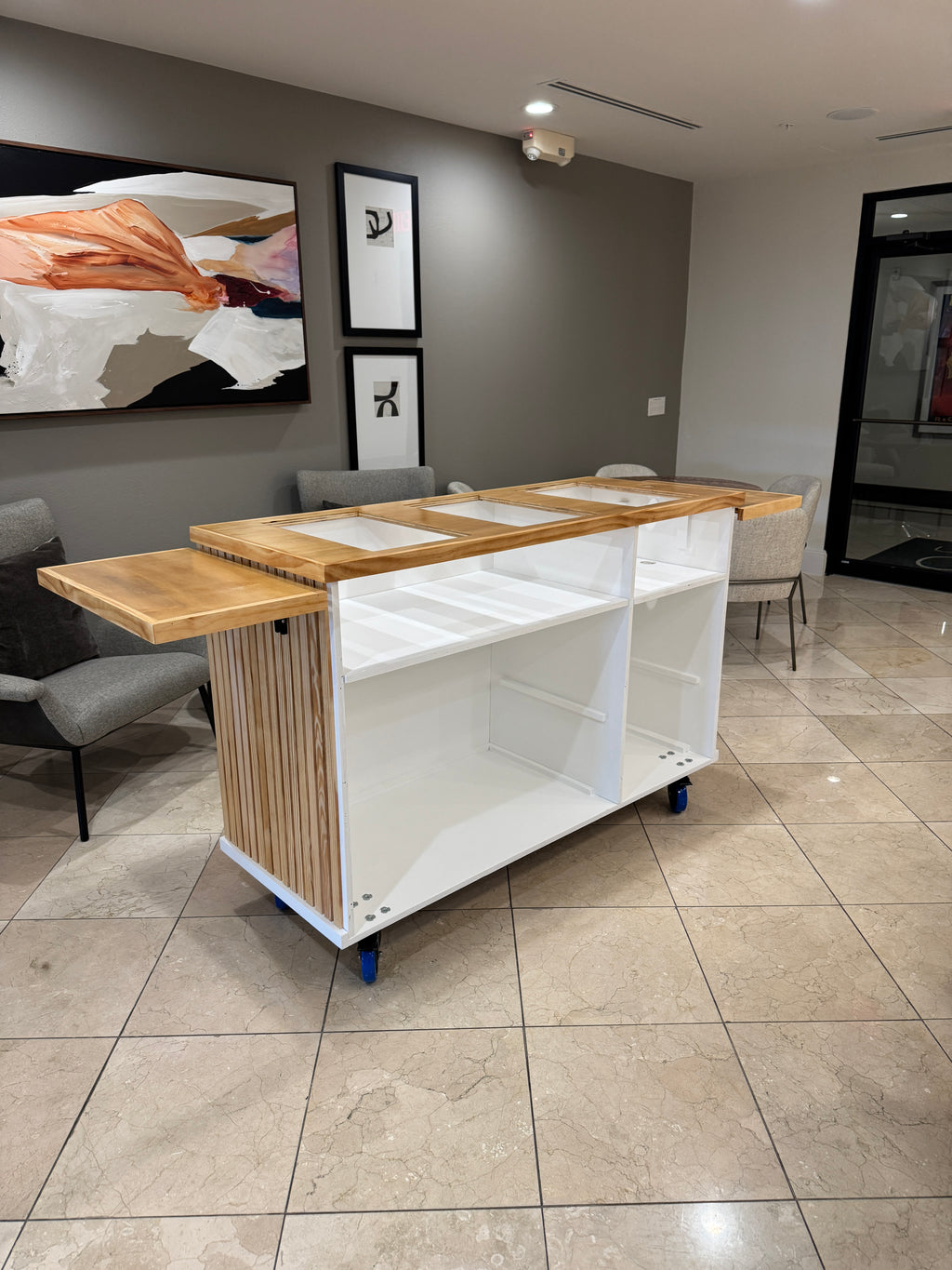 7ft Custom Charcuterie Cart