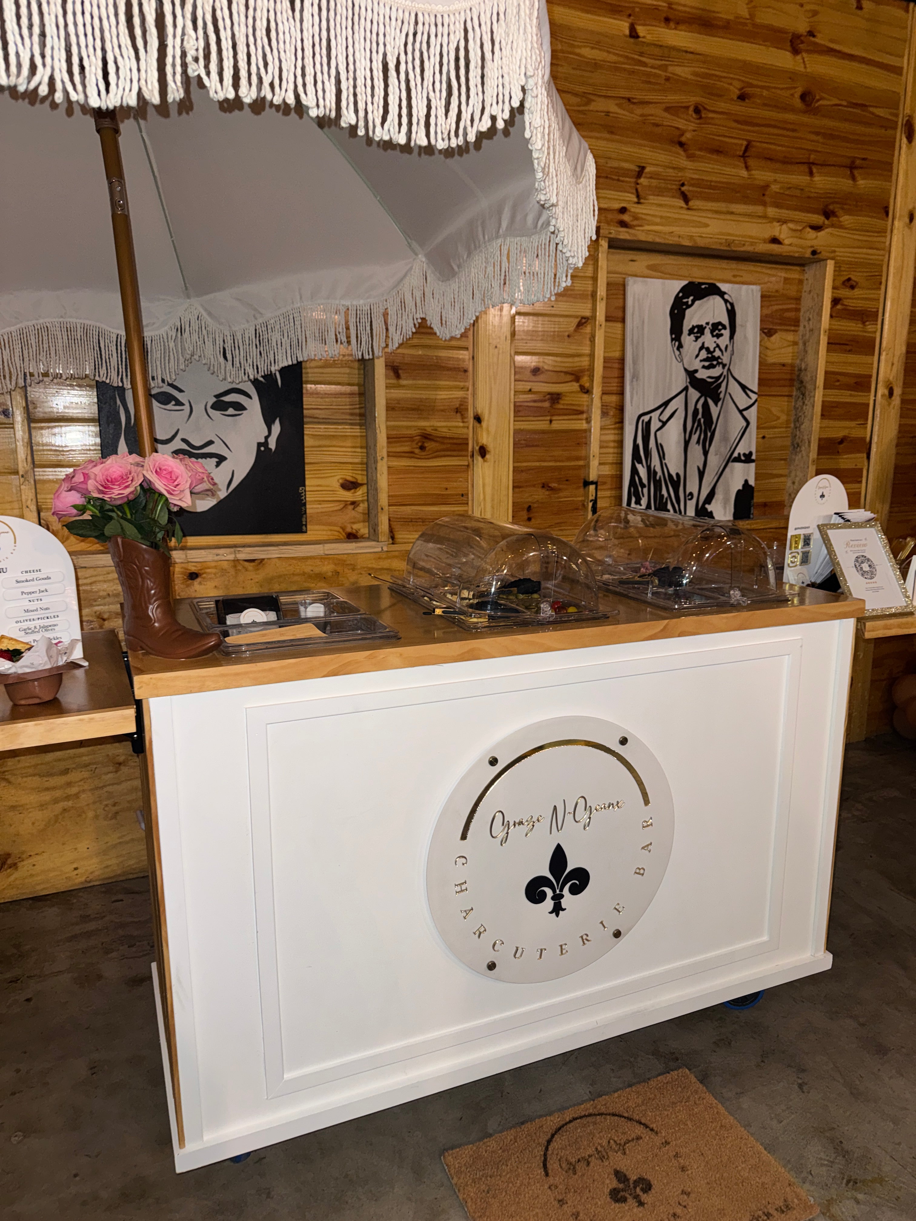 7ft Custom Charcuterie Cart
