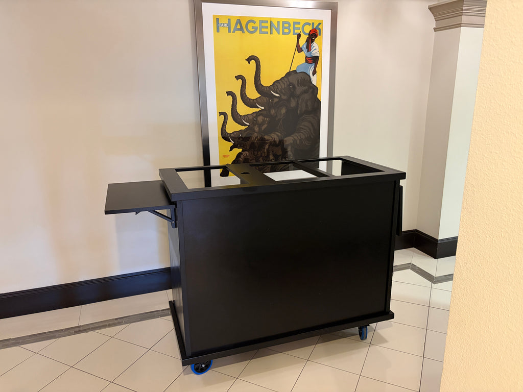 Collapsible Charcuterie Cart with Wheels