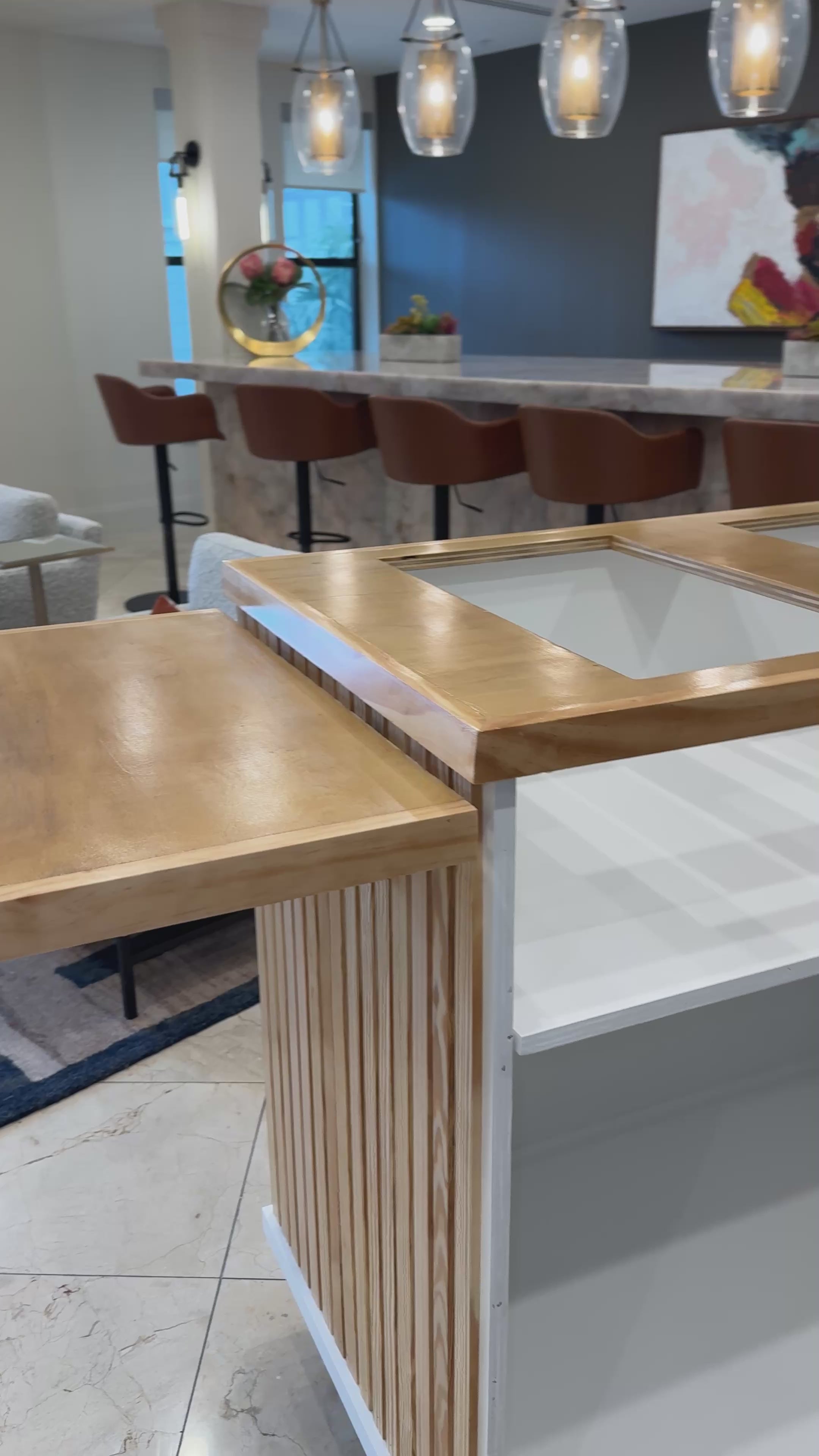 7ft Custom Charcuterie Cart